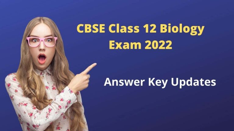 CBSE Class 12 Biology Exam 2022 Answer Key: Term 2 Biology Paper ...